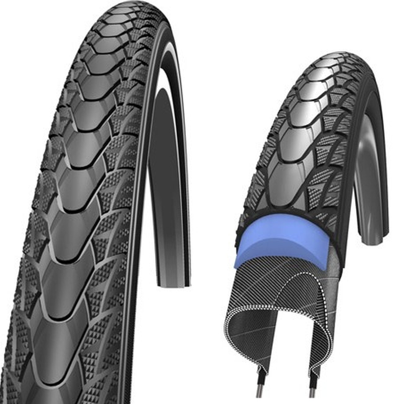 Reifen Schwalbe Marathon Plus 40-622/28 x 1.50 mit Reflexstreifen