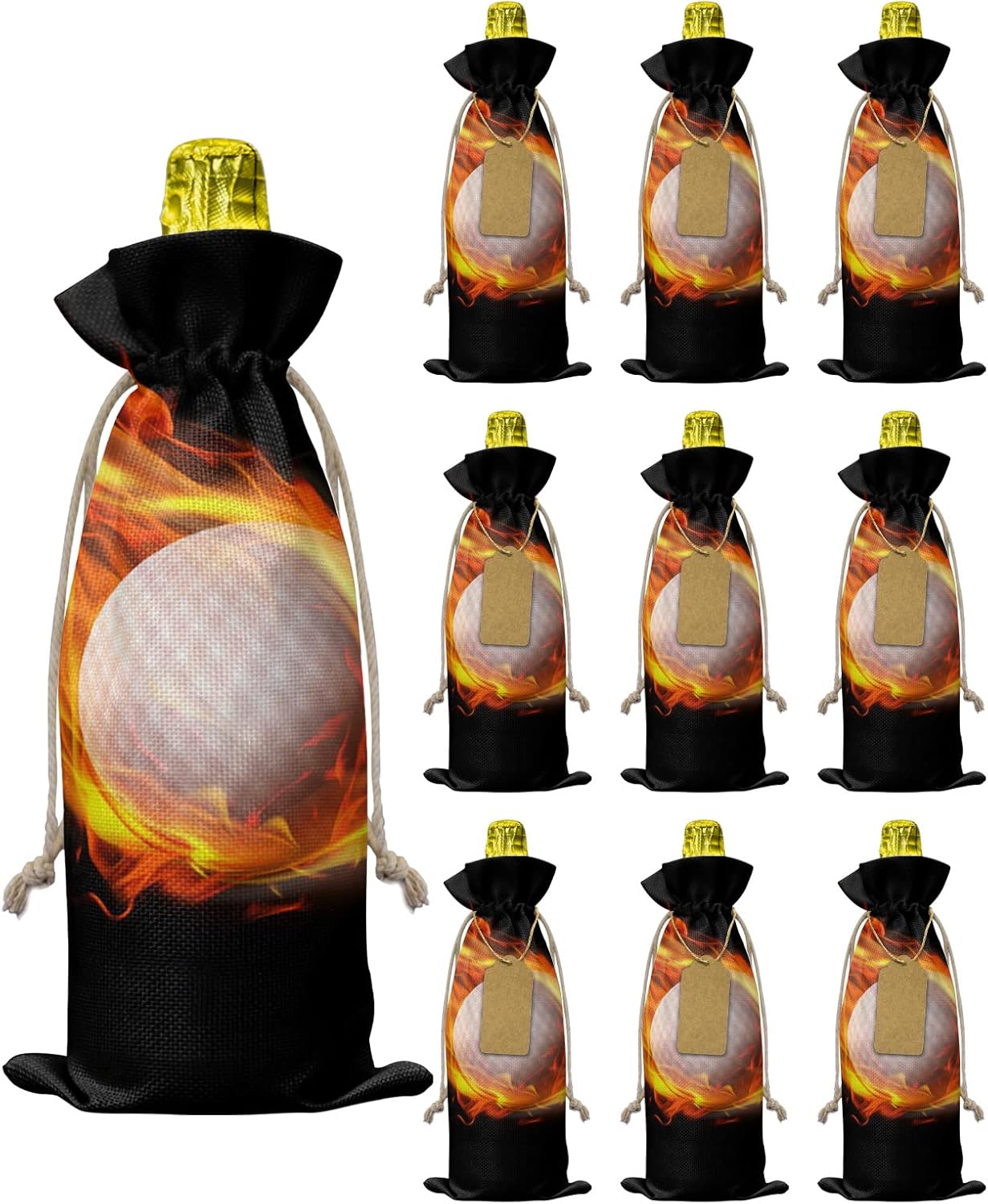 24 Pieces Christmas Wine Bottle Cover Set Christmas Buffalo Plaid Mini Xmas Santa Hat Bottle Scarf For Christmas Wine Bottle (Cute