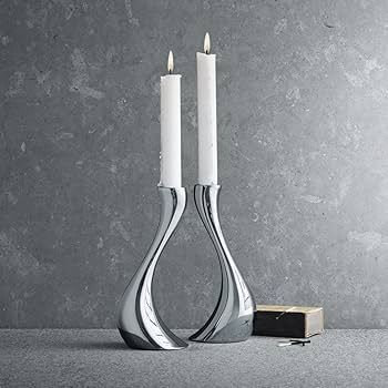 【完全未使用】  Cobra キャンドルホルダー2個セット Amazon.com: Georg Jensen Cobra Medium Candle Holder Set of 2