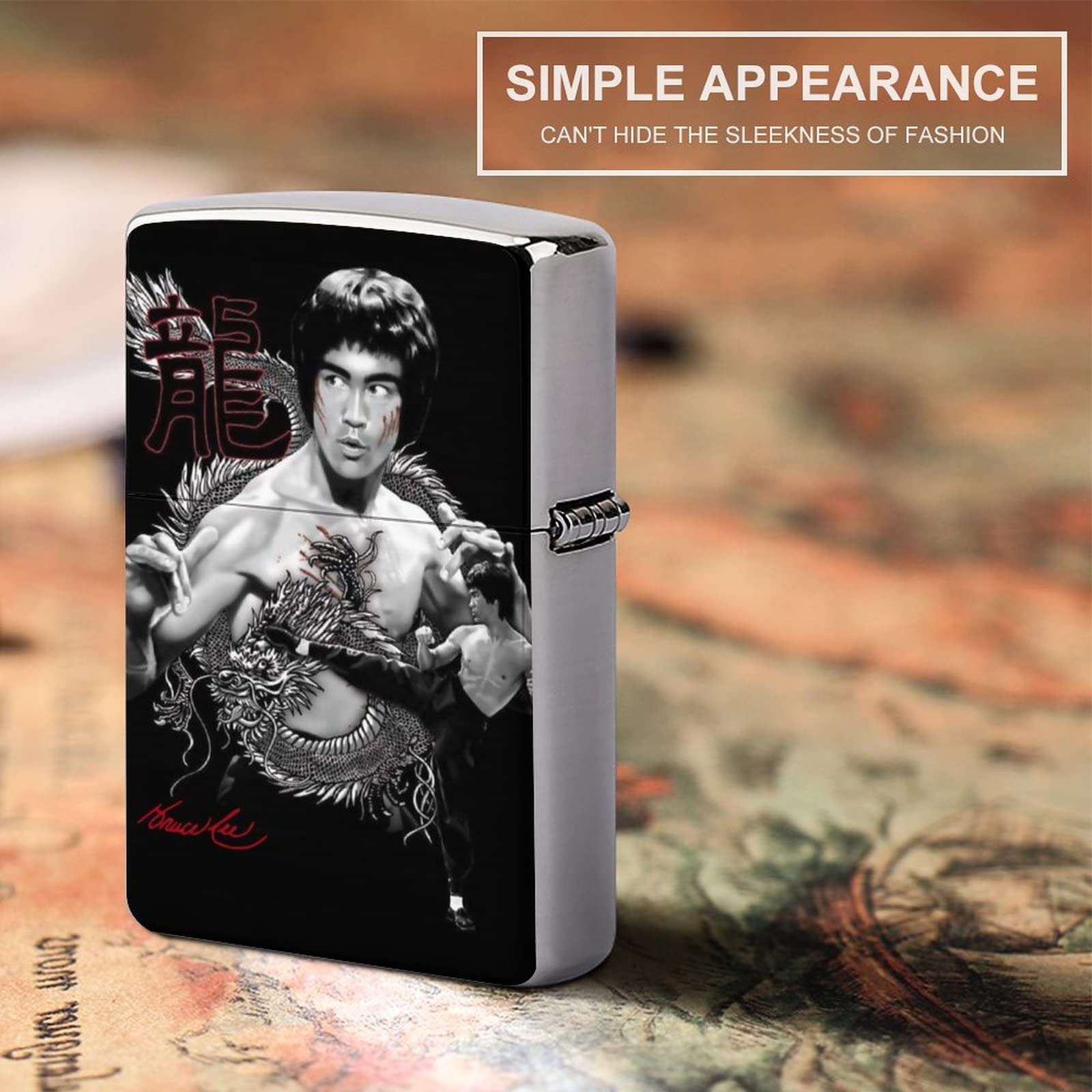 Zippo Bruce Lee 本体 専用ケース入り Amazon.co.jp: BRUCE Lee Bruce Li Zippo Lighter Cover, Zippo