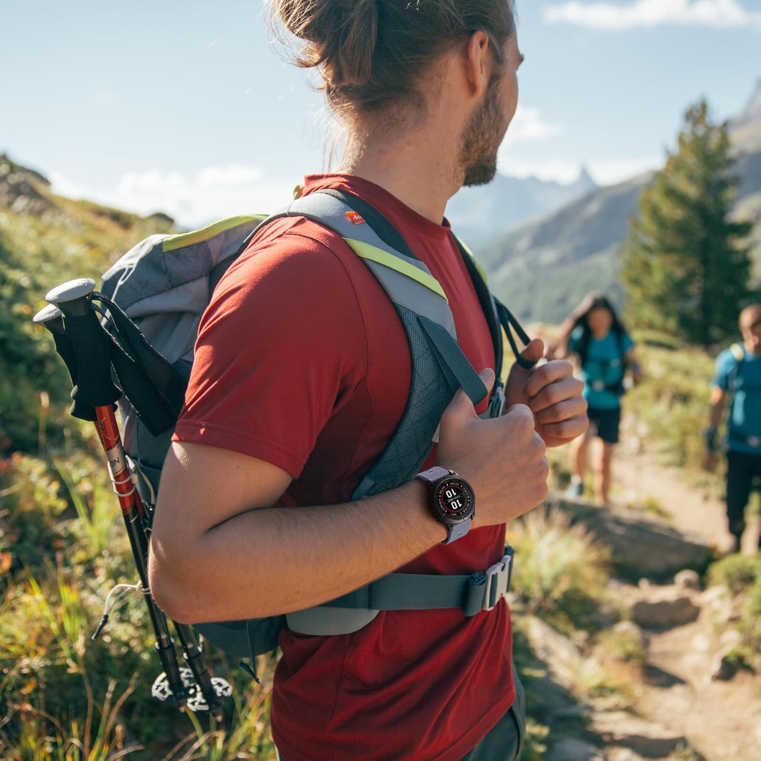 Band Compatible with Garmin Instinct Watch - Quick Fit 22mm Watch Band for Fenix E/8-47mm/7/6/5/Forerunner 965/955/945/935/745/Epix 2/Approach S70/S62/S60/Quatix 7/6/5 Upgraded Silicone Strap - Image 9