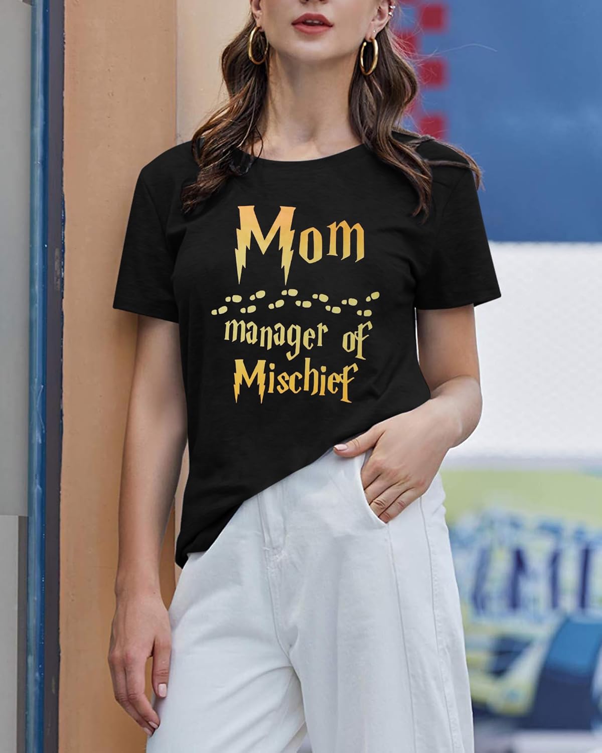Women Funny Mom T Shirt Manager Shirt Mom Life Tee Fantastic Mama Shirt Magic Mom Shirt Mothers Day Tee Tops - Image 3