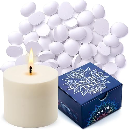 Tinte blanco para velas de 2 onzas para fabricación de velas de soja, tintes de cera de velas altamente concentrados, chips de tinte de color