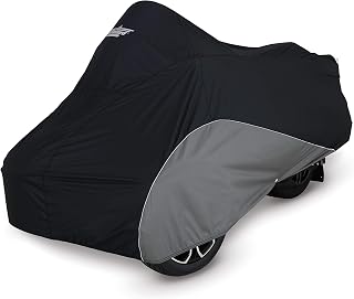 UltraGard 4-473BC Can-Am Spyder RT 2020+ Weather Water Resistant Full Cover Windshield Liner Exhaust Heat Shield Protection from Dust Dirt Rain Sun Rays (Black/Black Charcoal)