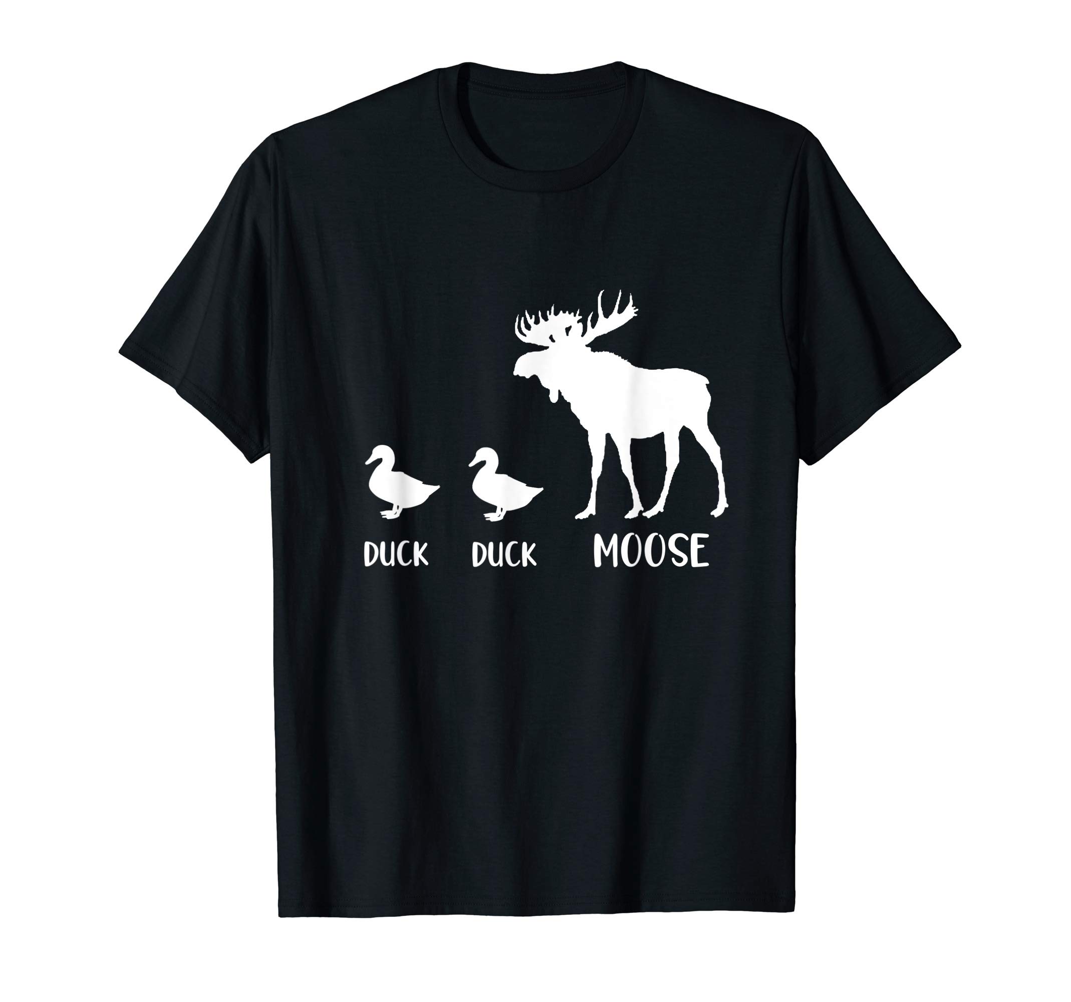 Canadian Moose TeesDuck Duck Moose T-shirt Funny Moose Wildlife Lover Tee Gift T-ShirtOEKO-TEX STANDARD 100