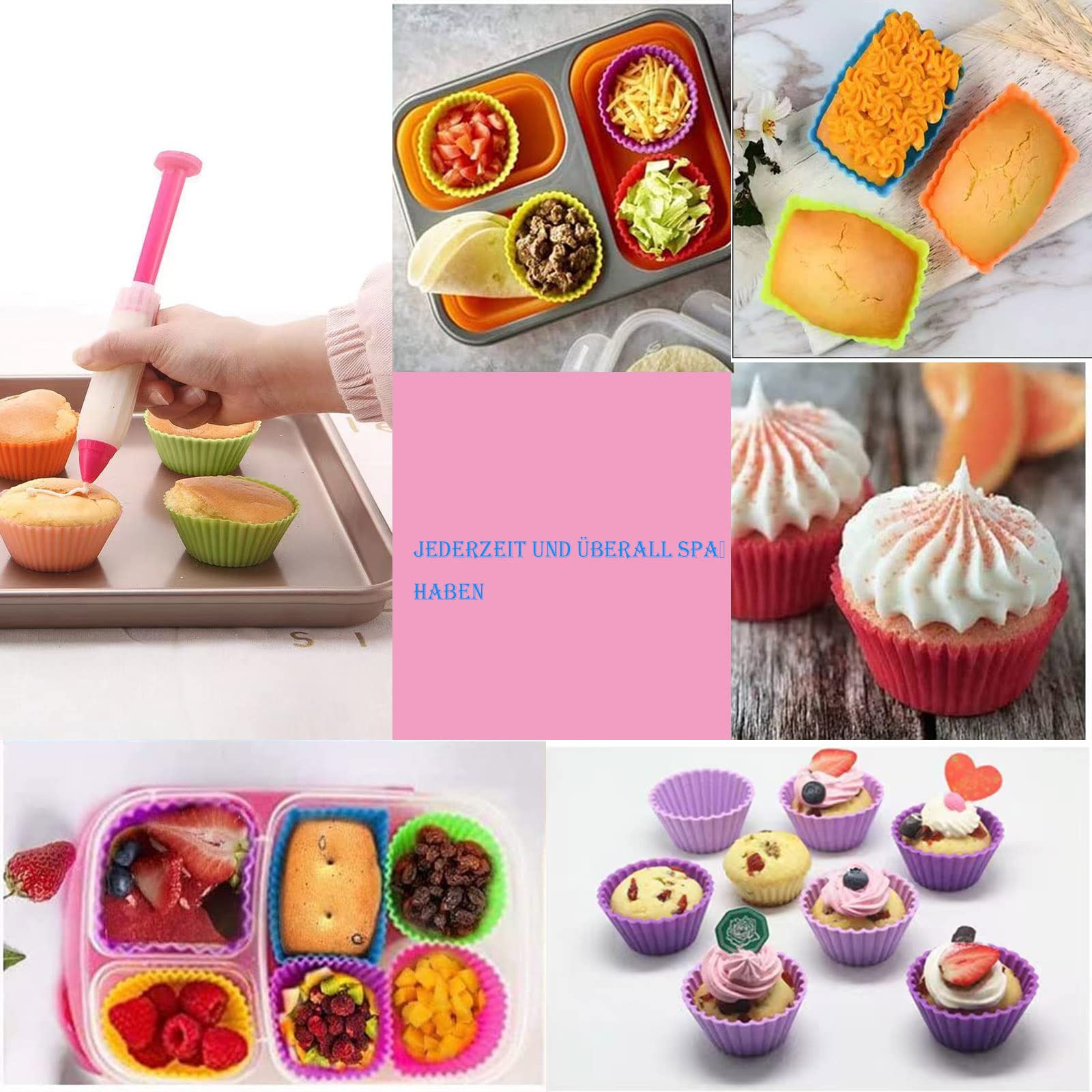 Pirottini riutilizzabili per muffin, pratici, riutilizzabili ed economici