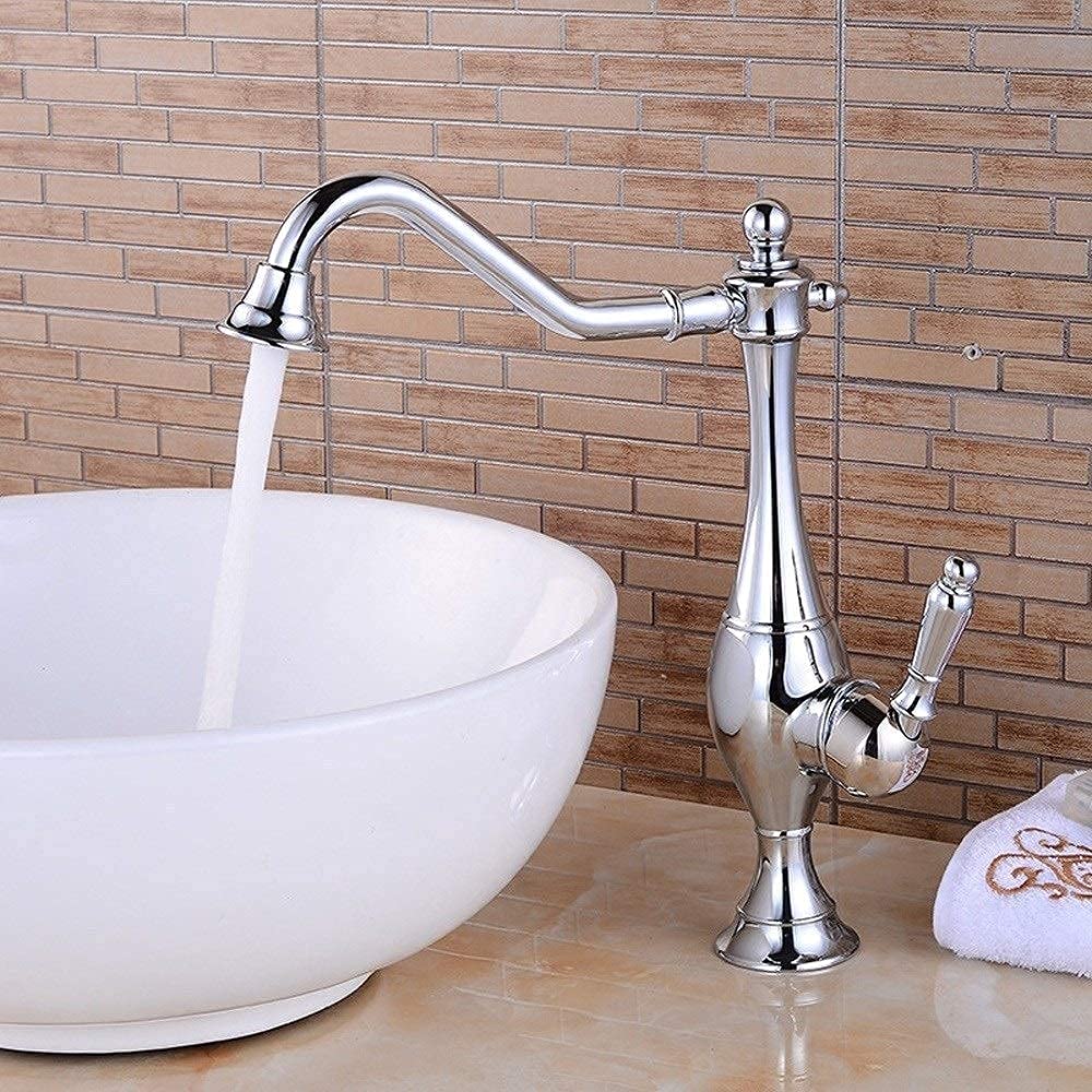 Rubinetti, Rubinetto per lavello placcato Lavello da cucina Rubinetto dell'acqua Rubinetto di lusso tutto in bronzo Rubinetto per vasca Rubinetto carino Accessori per fascia Comfortable