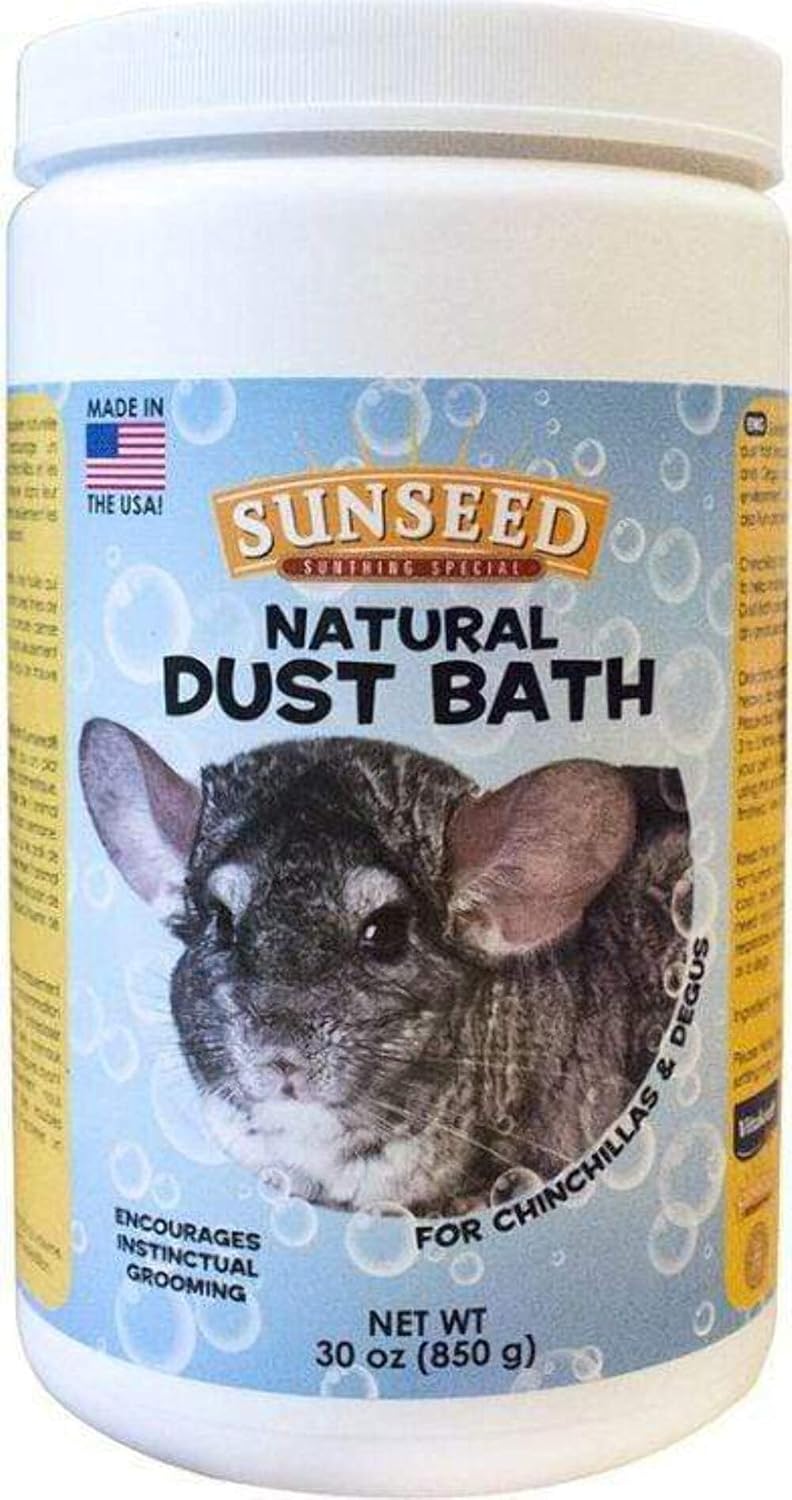 Sunseed Natural Dust Bath for Chinchillas, 30 Ounce Container Amazon.ca Pet Supplies