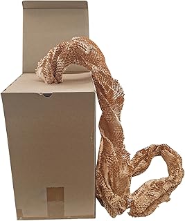 Viecam Eco-Friendly Honeycomb Packing Paper - 15" x 1700' with Easy Dispense Box, 100% Recyclable Kraft Material, Ideal for E-Commerce, Moving, and Small Business Shipping
