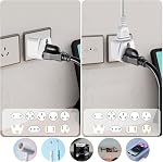 US to Argentina and Uruguay Travel Adapter Type I,Travel Plugs for Argentina ，Universal to Brazil/Australia/Switzerland Type N, Power Plugs Pack of 2 （White ）