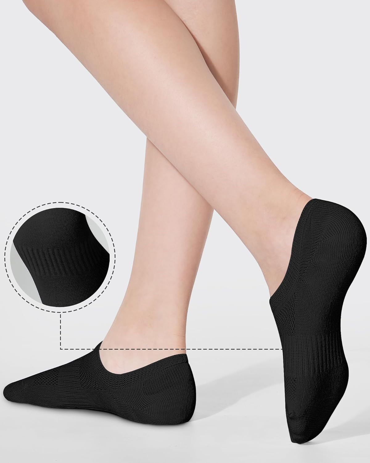 BOOPH 10 Pairs Kids Socks Boys Girls Athletic Ankle Socks Low Cut Cotton Non Slip No Show Sock - Image 5