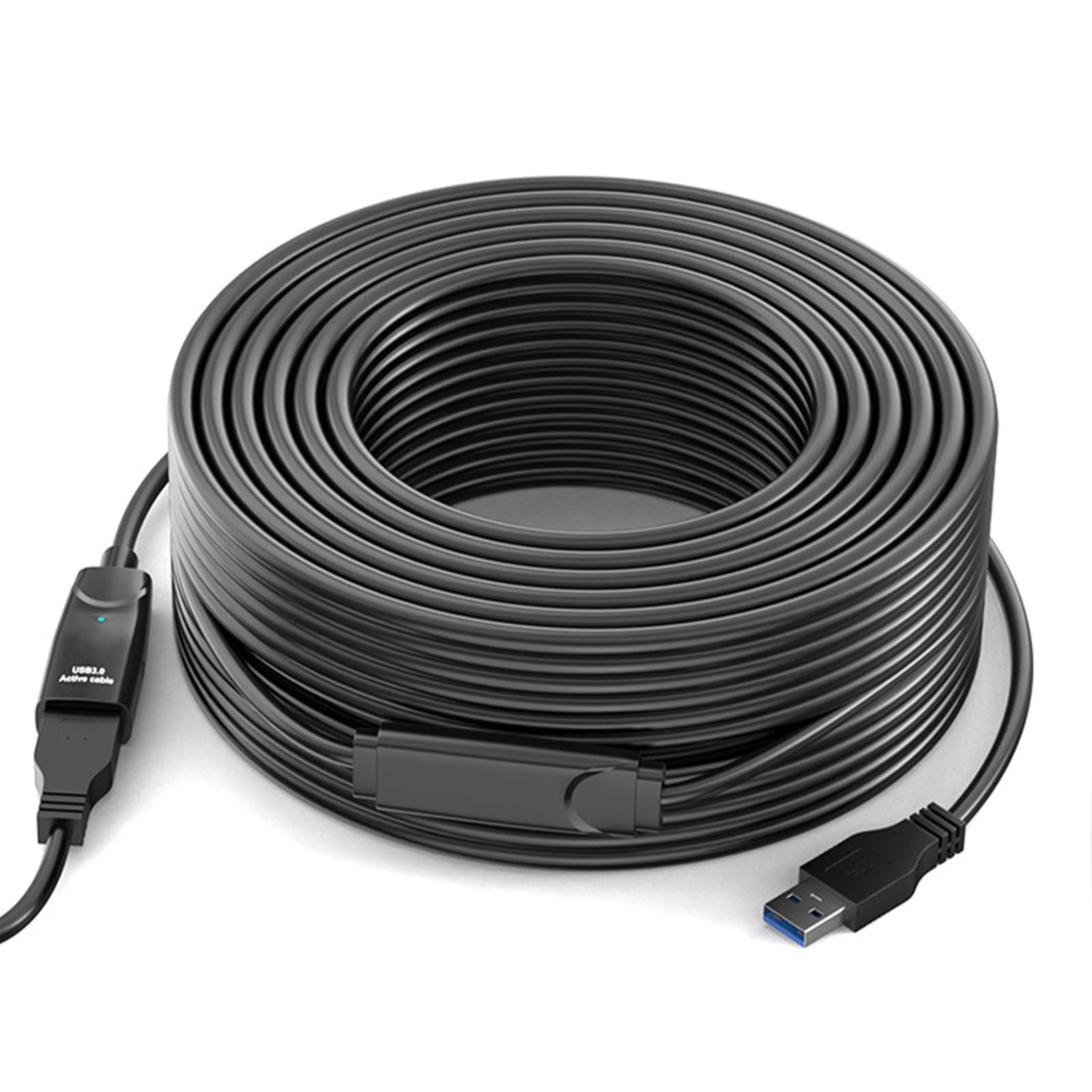 Cable de extensión USB 3.0, cable de datos USB macho a hembra, cable de datos para conexiones de datos sin problemas, adaptador de potenciador, cable USB macho a hembra