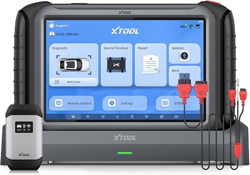 XTOOL IP919MAX J2534 ECU Programming Scanner with 12+8 Adapter Cable, Topology Mapping,51+Resets, ECU Coding Upgrade of 919 PRO, FCA/CAN FD/DoIP 3-Y Update
