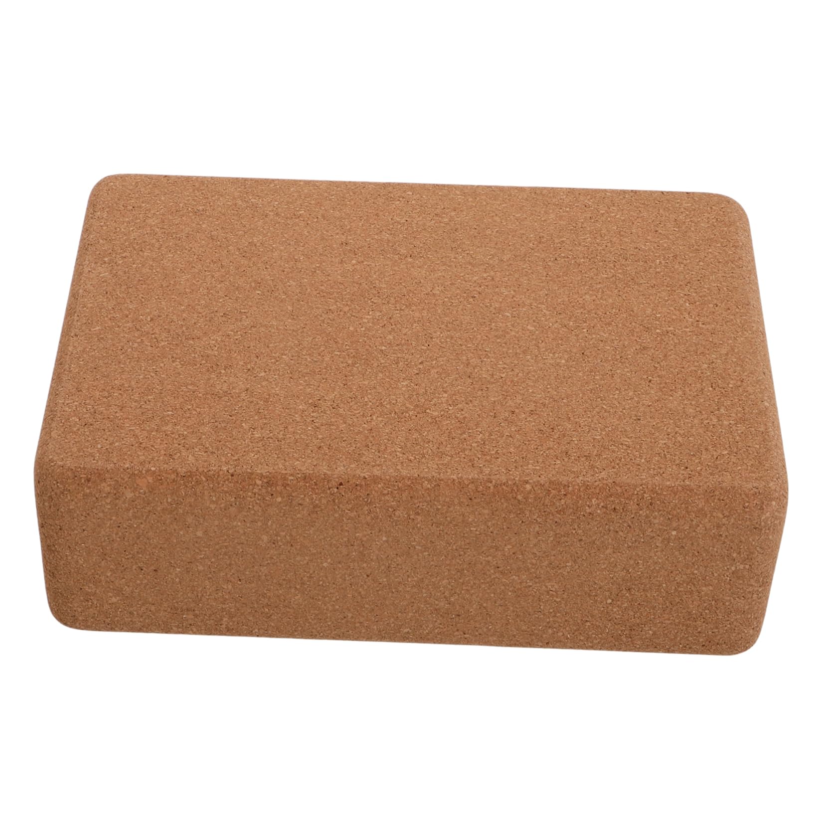 BRIGHTFUFU Cork Yoga Block for High Density Non Slip Exercise Brick for Dance and Fitness Enhances Balance and Flexibility Yoga Accessory for Young Users