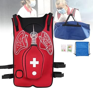 Heimlich Practice Training, Anti Choking Trainer with Back Slap, Training Vest First Aid Rescue for Choking and Suffocation Adult and Child, Simulated Self-Rescue First Aid Teaching Practice,Adults