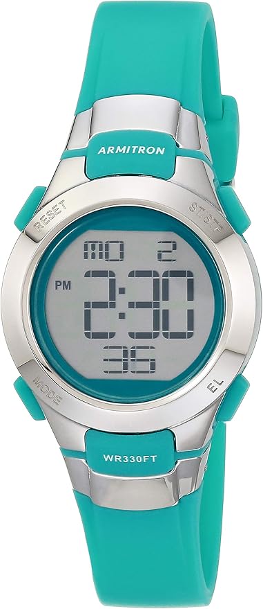 Armitron Sport Women’s Digital Chronograph Resin Strap Watch, 45/7012 (100 m)