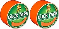 Vista 9 de Cinta adhesiva Duck Brand Duck de color, 4,78 cm x 13,7 m, 6 rollos, naranja neón (1265019_C)