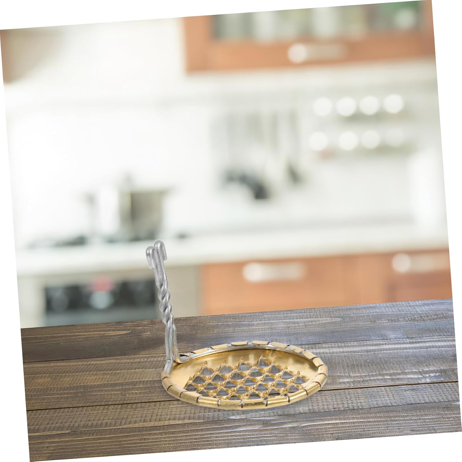 INOOMP Copper Jelly Scraper Kitchen Tool Jelly Scraping Gadget with Comfortable Grip for Efficient Bean Jelly Preparation Kitchen Accessory for Home