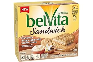 Belvita Breakfast Biscuits Cinnamon Brown Sugar with Vanilla Creme