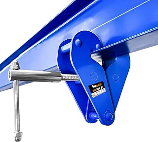 FITHOIST Beam Clamp 4400lbs | 2 Ton Load Capacity I Beam Clamp | Lifting Clamp 3inch-9inch Adjustable Opening Flange Range | Beam Clamps for Rigging