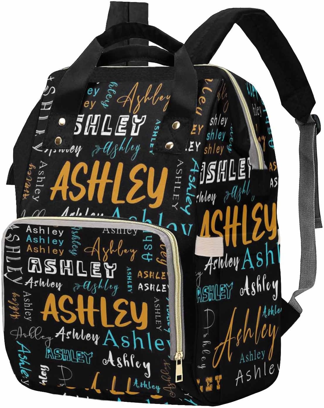 D-Story Customize Diaper Bag Travel Bag Cute American Women Travel Bag Personalized Baby Bag Fashion Personalized Diaper Bags Personalized Name Waterproof