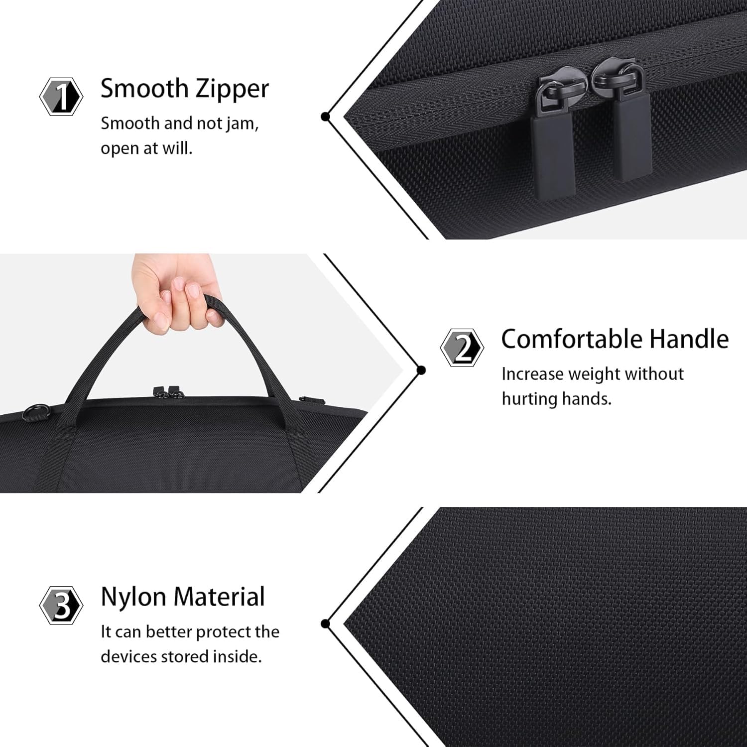 co2CREA Hard Travel Case Replacement for Xtreme 4 Portable Bluetooth Speaker (Black Case) - Image 4