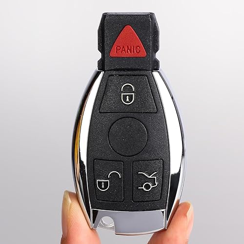 Miniatura 7 de Beefunny 315MHz Smart 3+1 4 botón de reemplazo remoto llavero para Mercedes-Benz Soporte NEC y BGA 2000-2014, 705 Moto (2)