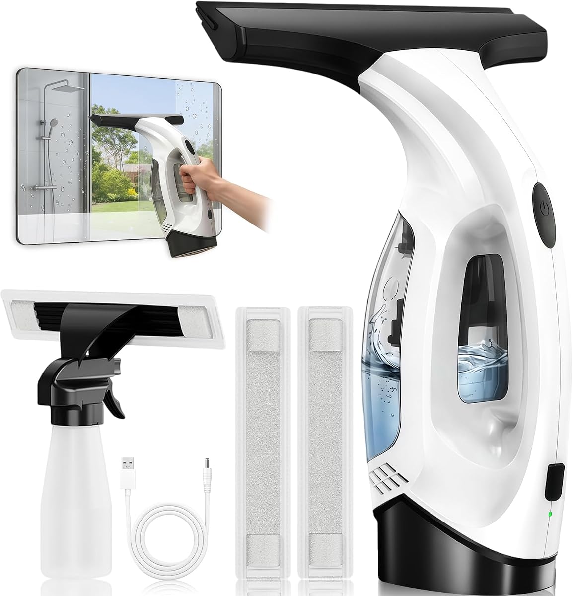 Compact Window Vacuum Squeegee