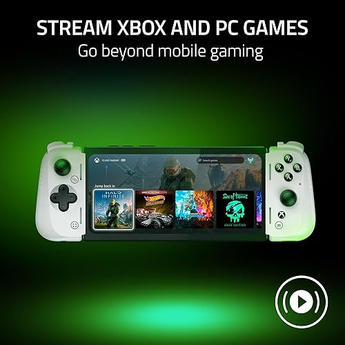 Miniatura 4 de Razer Kishi V2 Pro Mobile Gaming Controller Xbox Edition for Android HyperSense Haptics - Universal Fit - Stream PC & Xbox Games - Play Touchscreen