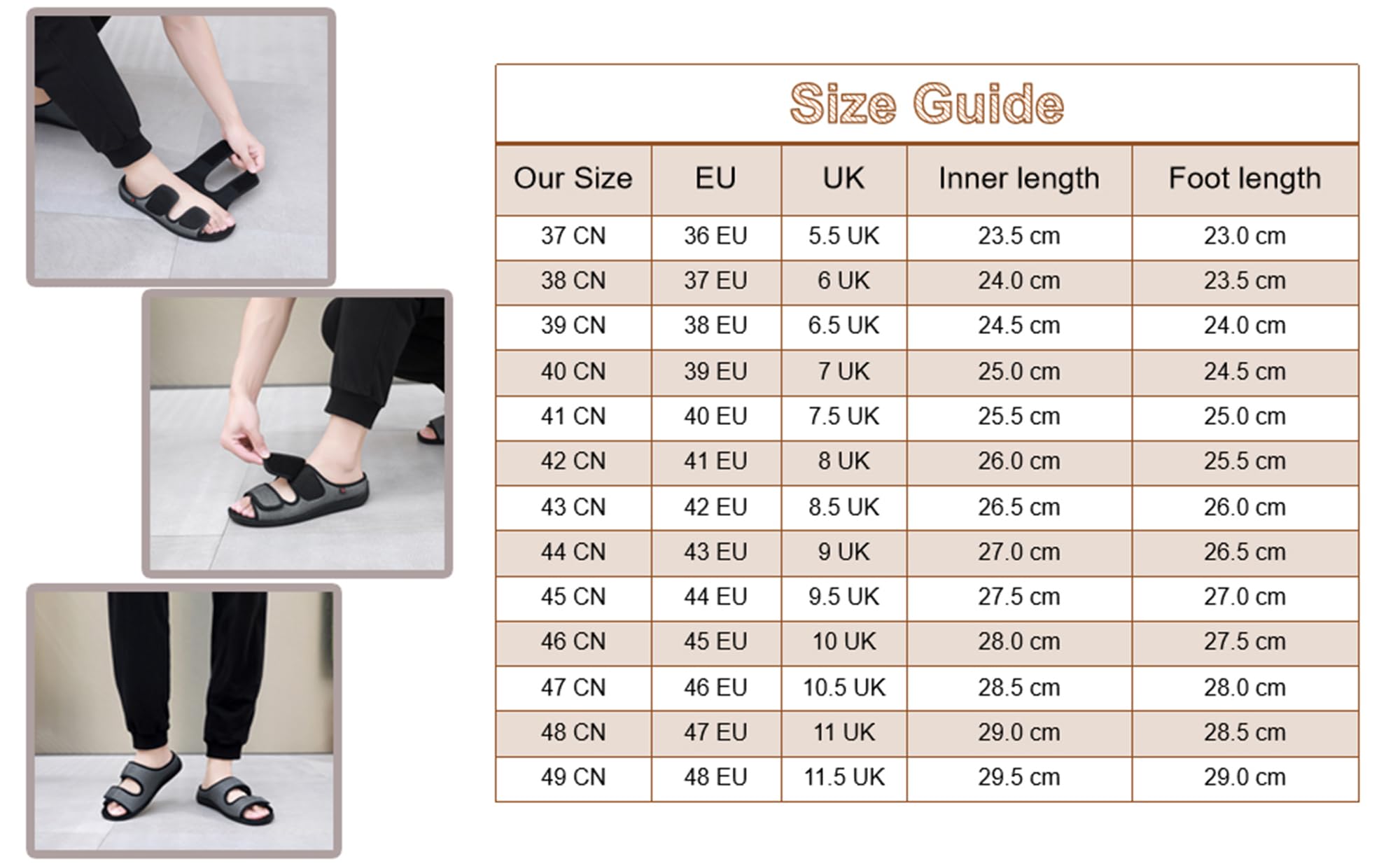 Sandalias Hombre Mujer Zapatillas de Estar por casa Zapatos Diabéticos Antideslizante Zapatillas Ortopédica para Ensanchar Respirable Ajustable Artritis Edema Zapatos Hinchados