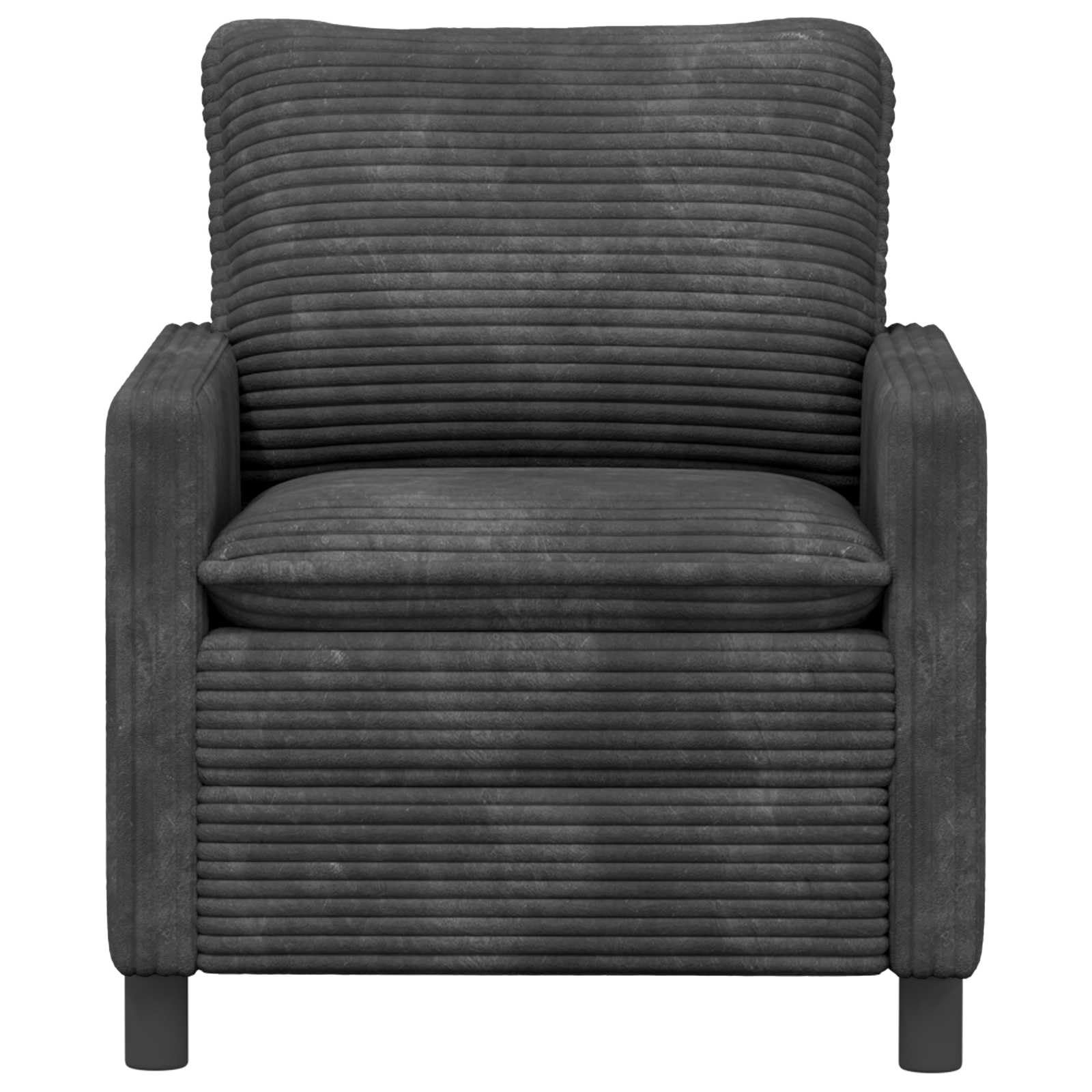 Sofá gris oscuro 76 x 81 x 87,5 cm poliéster