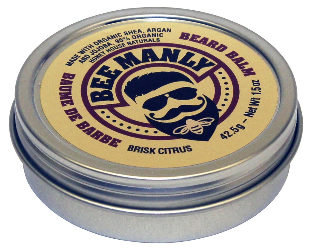 Honey House Naturals Beard Balm – Brisk Citrus Scent – 1.5 ounce Round Travel Size Tin – All Natural Ultra Moisturizing Beard Balm Infused with Essential Oils and Butters Honey House Naturals Beard Balm – Brisk Citrus Scent – 1.5 ounce Round Travel Size Tin – All Natural Ultra Moisturizing Beard Balm Infused with Essential Oils and Butters