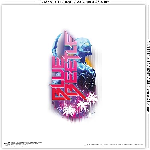 Miniatura 4 de Trends International Gallery Pops DC Comics Movie Blue Beetle - Paquete de arte gráfico para pared (paquete de 4)