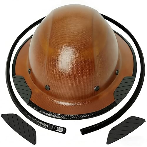 Aolamegs UPGRADED Hard Hat Brim Guard with Enhanced Non-Slip Pad,Steel