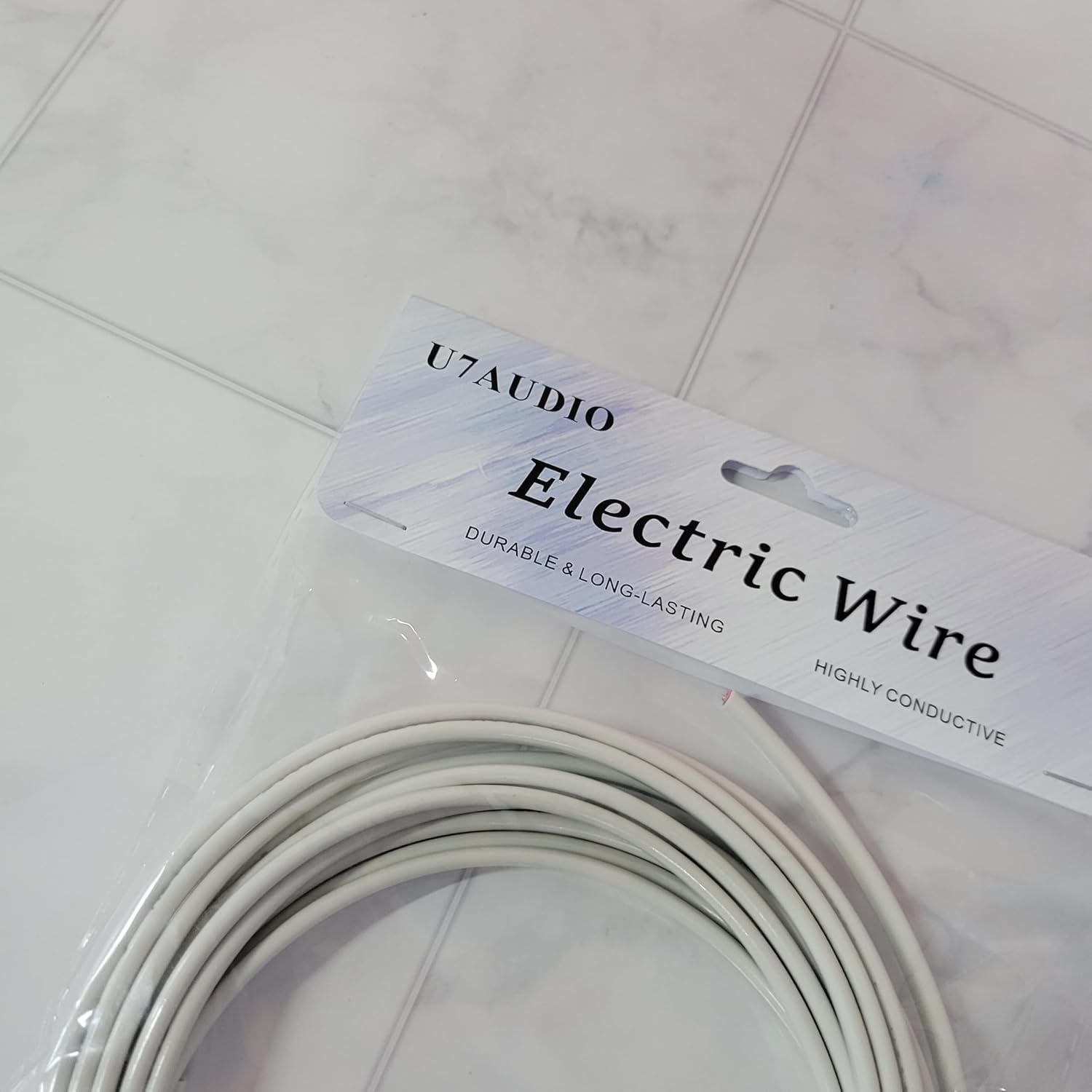 U7AUDIO Electric wire High-Conductivity Copper Core Wire with Insulating PVC Sheath