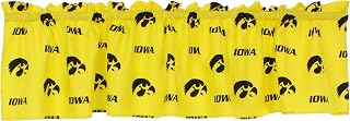 College Covers Everything Comfy Iowa Hawkeyes Printed Curtain Valance - 84" x 15"