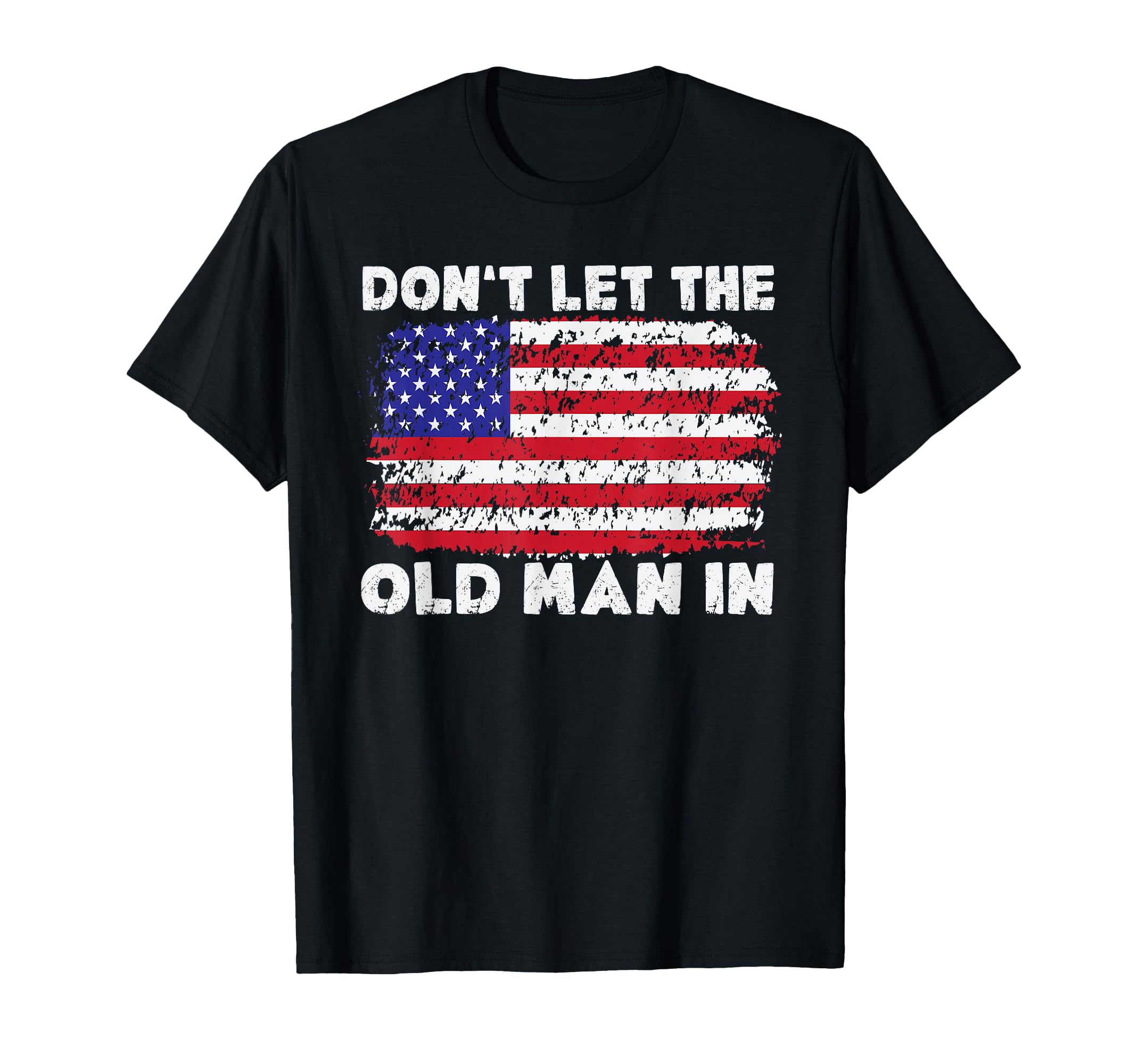 Photo 1 of Don't let The Old Man in Vintage American Flag T-Shirt - M