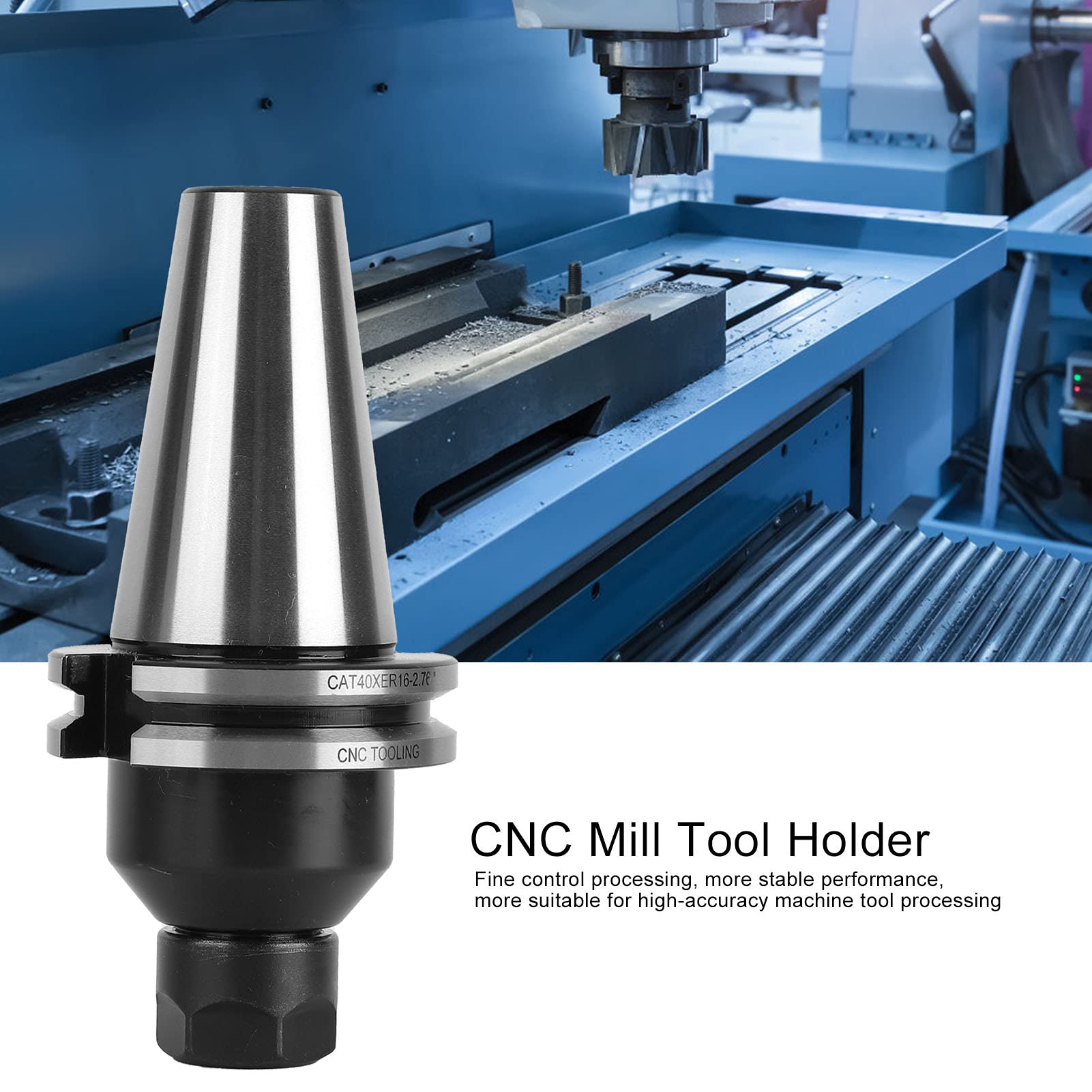 ANKROYU CNC Tool Holder, 40Cr Collet Chuck End Mill Adapter Holder, Collet Chuck Tool Holder, Collet Chuck Tooling Holder for Milling Machine