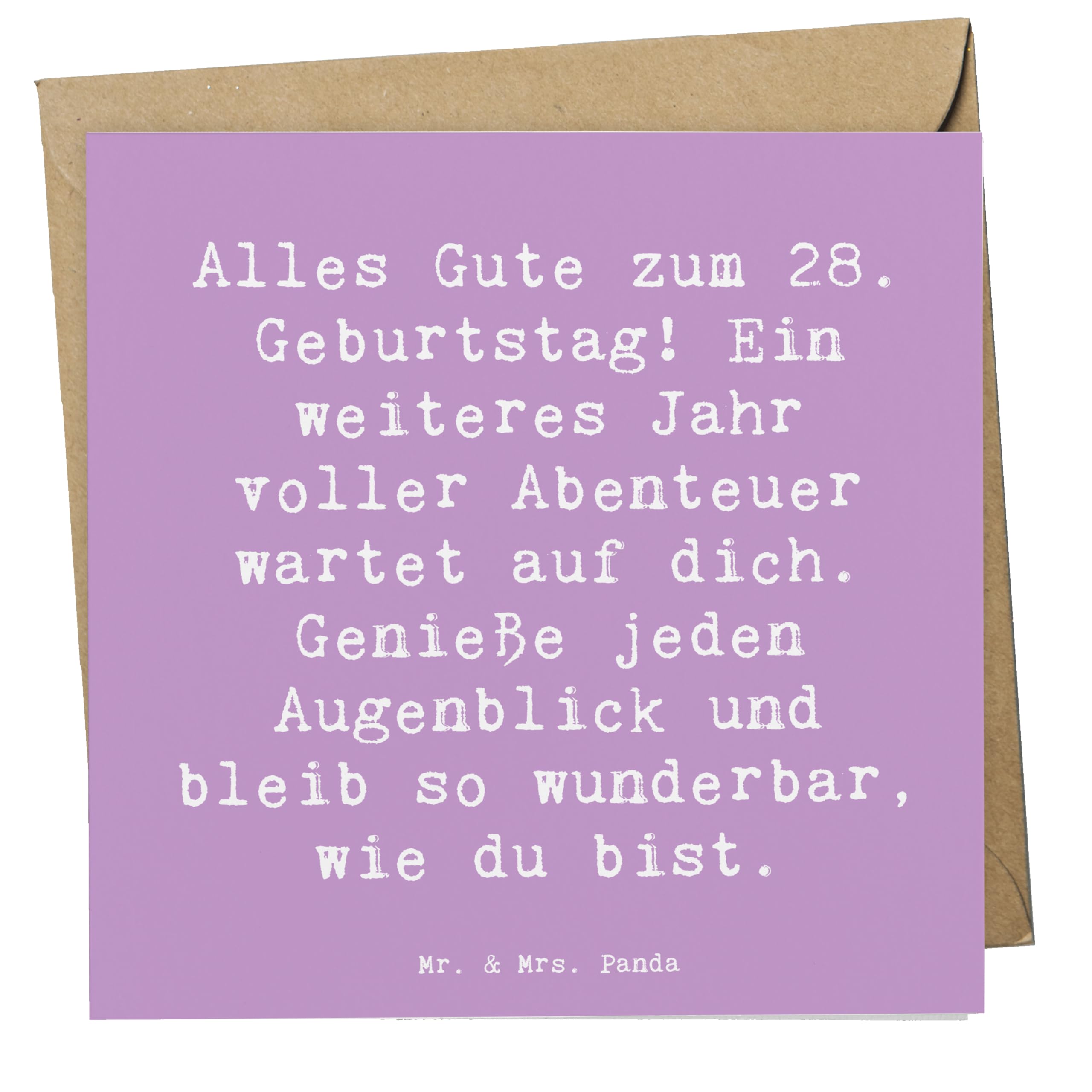 Geburtstagskarte Für Enkelin – Niedlicher Panda – 210 X 148 Mm, 350 G/m² – Mit Umschlag