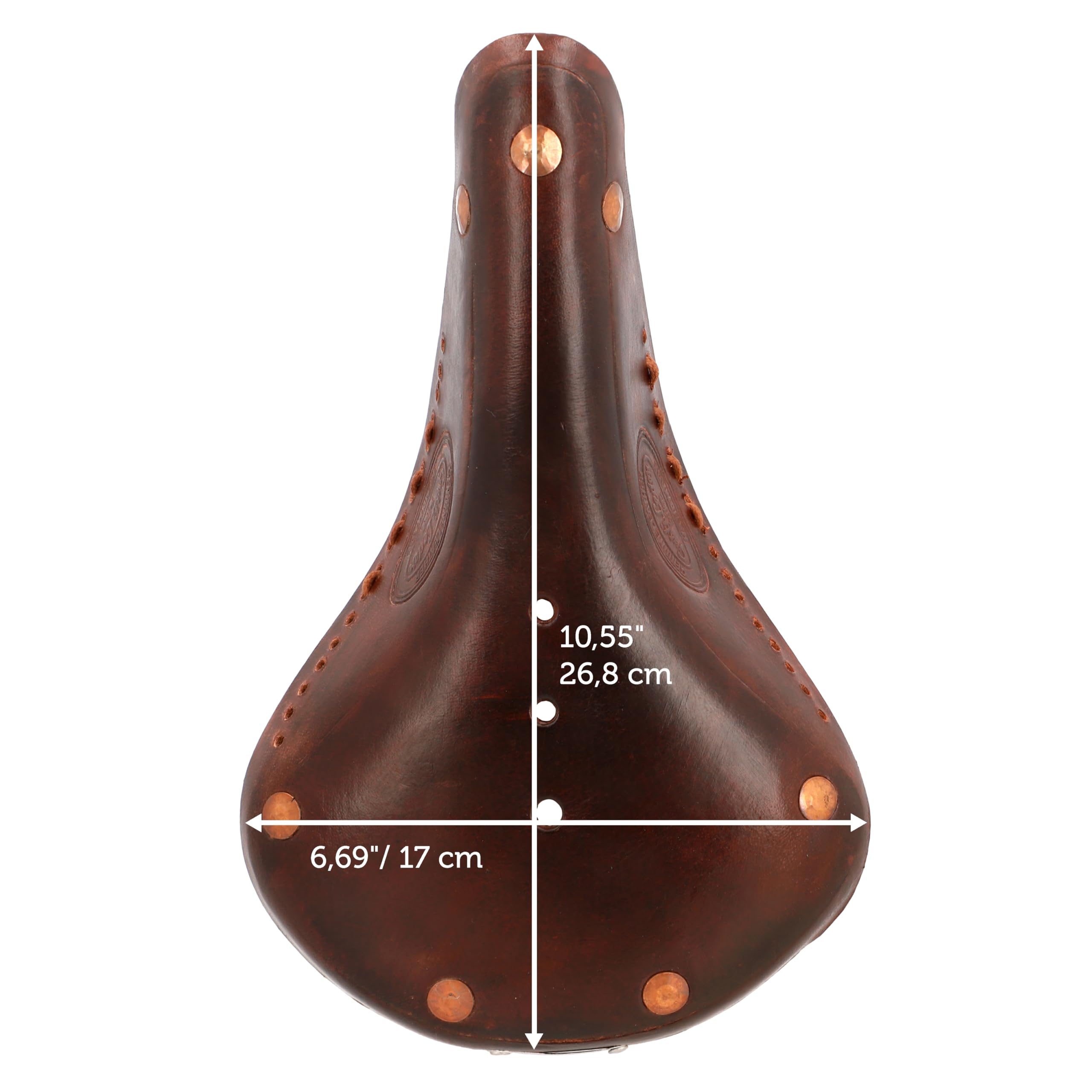 Selle Gusti Cuir- Bernhard H. Dames Hommes Confortable Ergonomique Selle de Bicyclette Vintage
