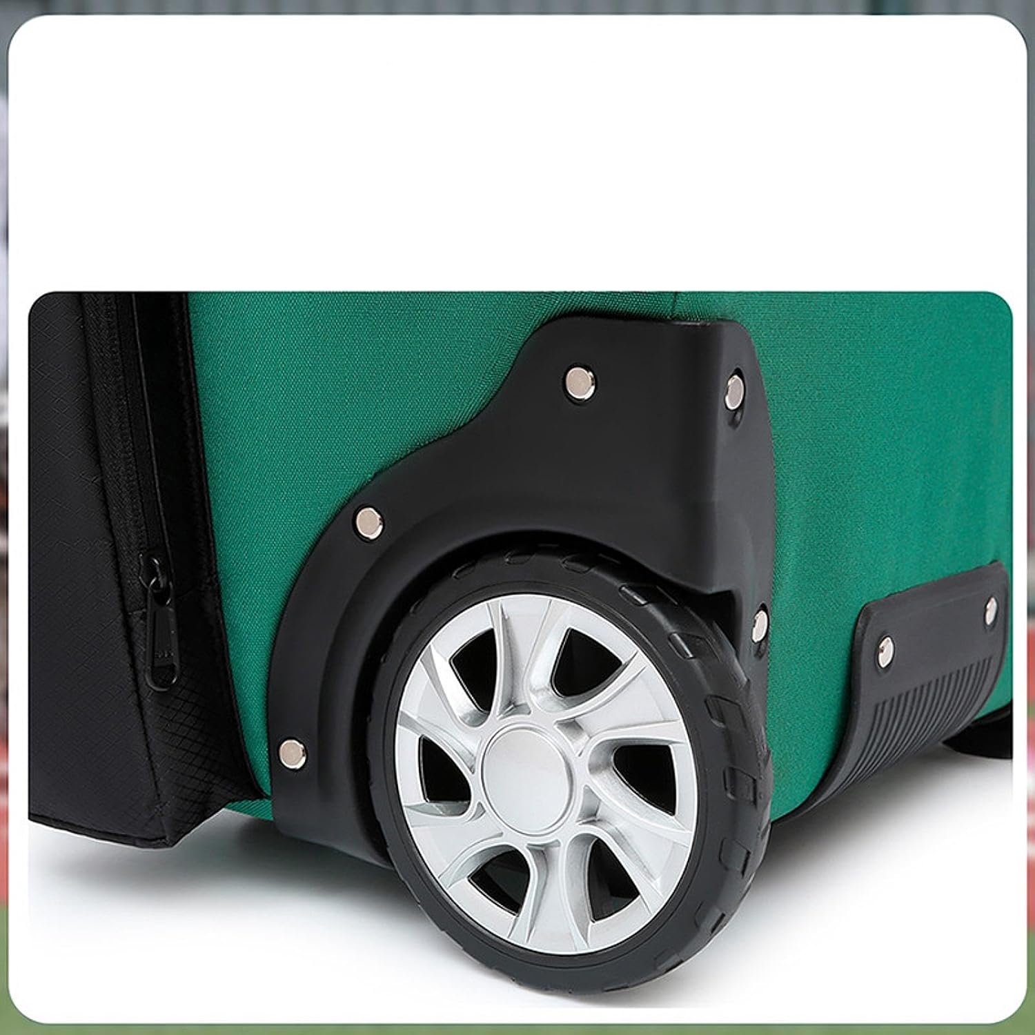 Gitohoni 多目的スポーツバッグ独立した靴収納スペース耐摩耗性PU素材静音シャックルホイール反射ストリップ付きアウトドアアクテ