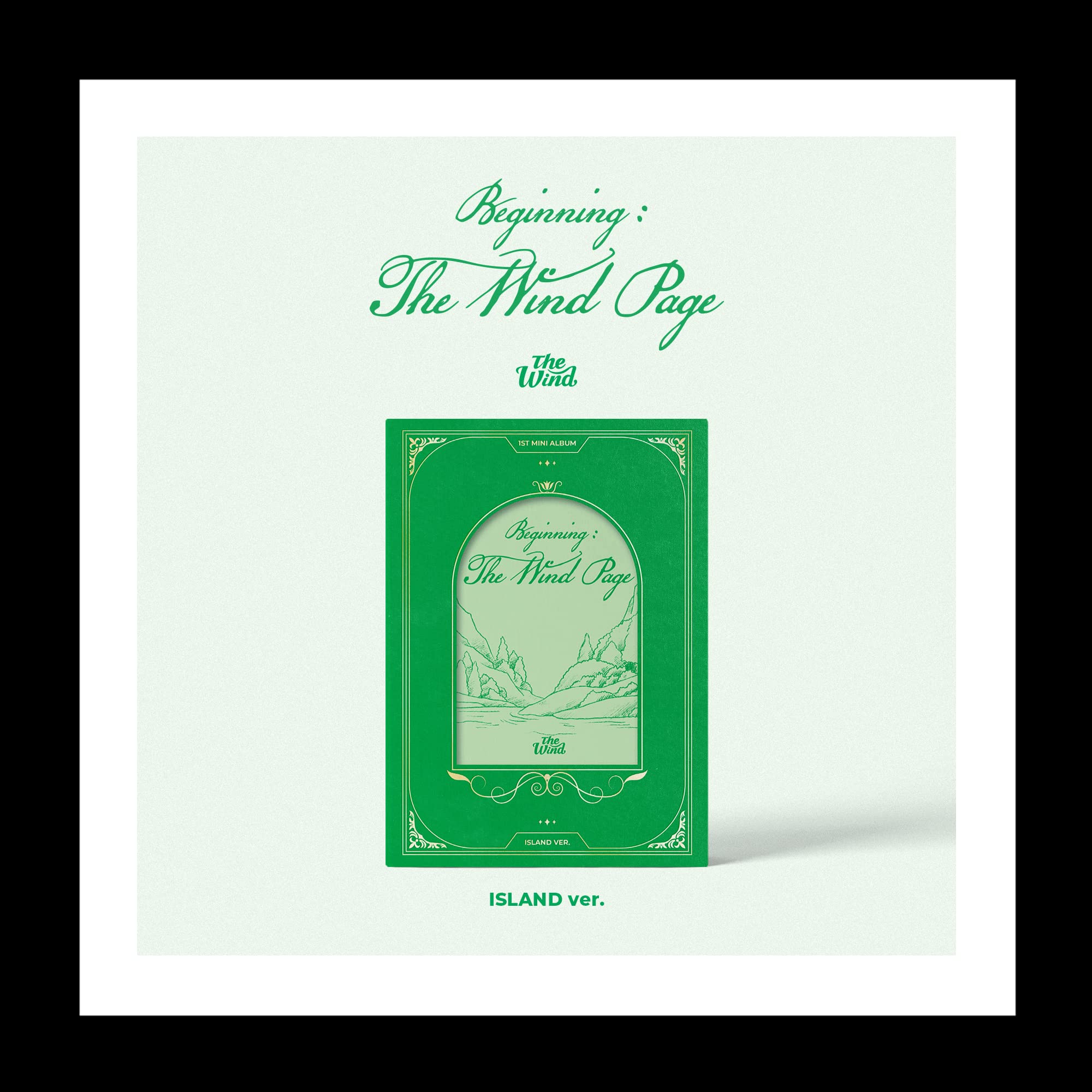 The Wind Beginning : The Wind Page 1st Mini Album ISLAND Version