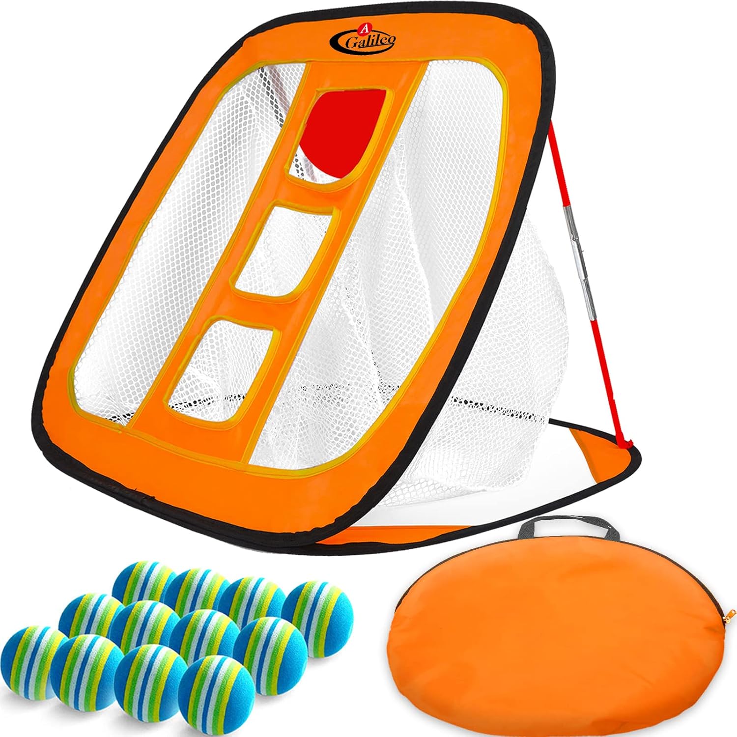 Golf Chipping Net Chipping Indoor Golf Net Training Aids with Foam Training Balls