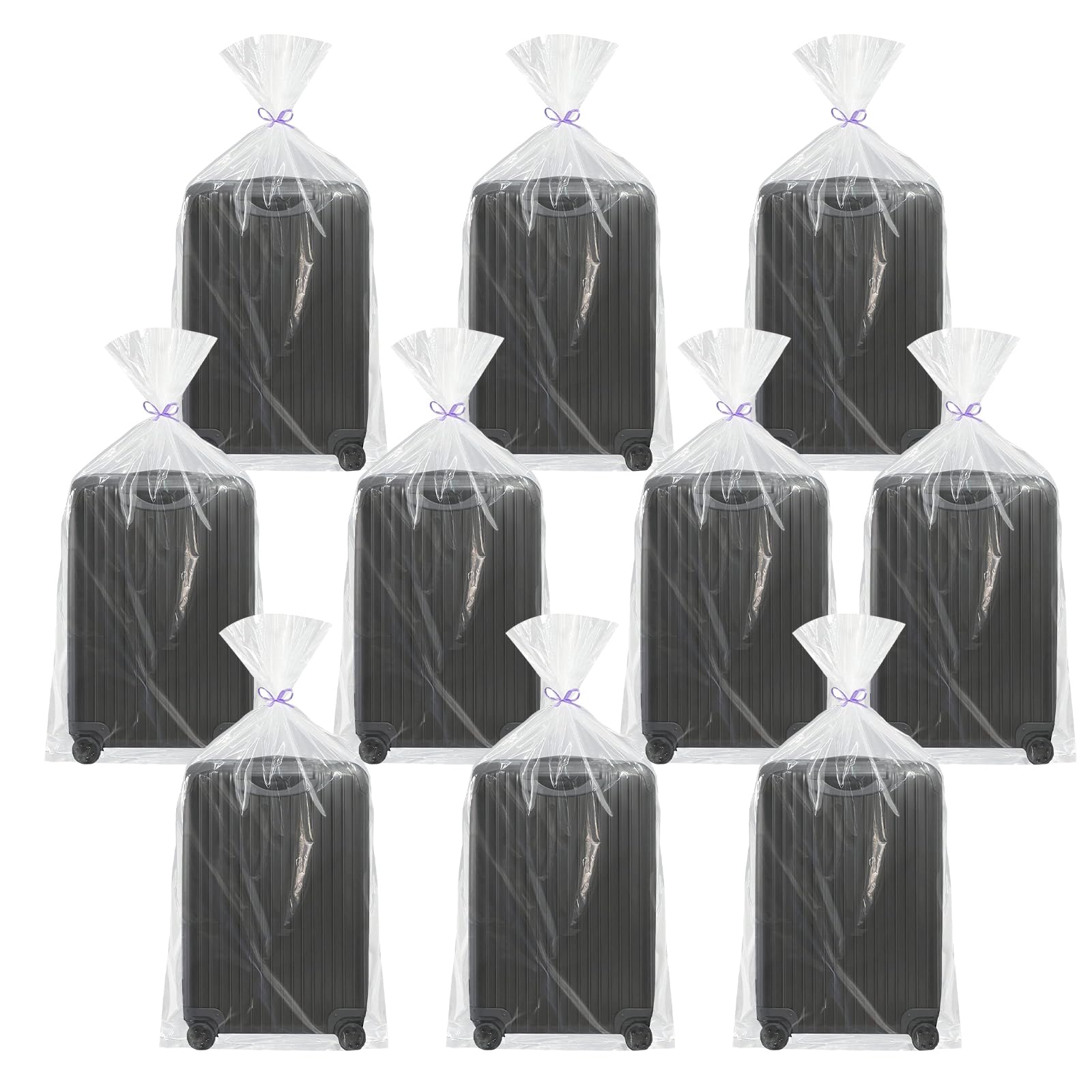 Extra Large Clear Plastic Storage Bags,10 Pieces 40x60 Inches 100x150 cm Big Giant Jumbo Huge Plastic Storage Bags for Luggage, Suitcase,Furniture,Comforter, Kids Bike,Plush Toys