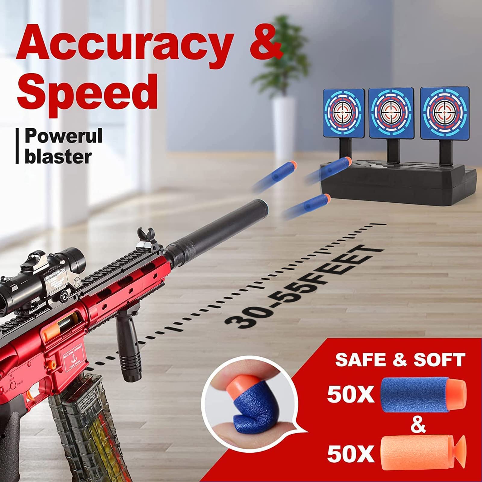 Buy Automatic Toy Guns for Nerf Guns Automatic Toy Gun, M416 Auto