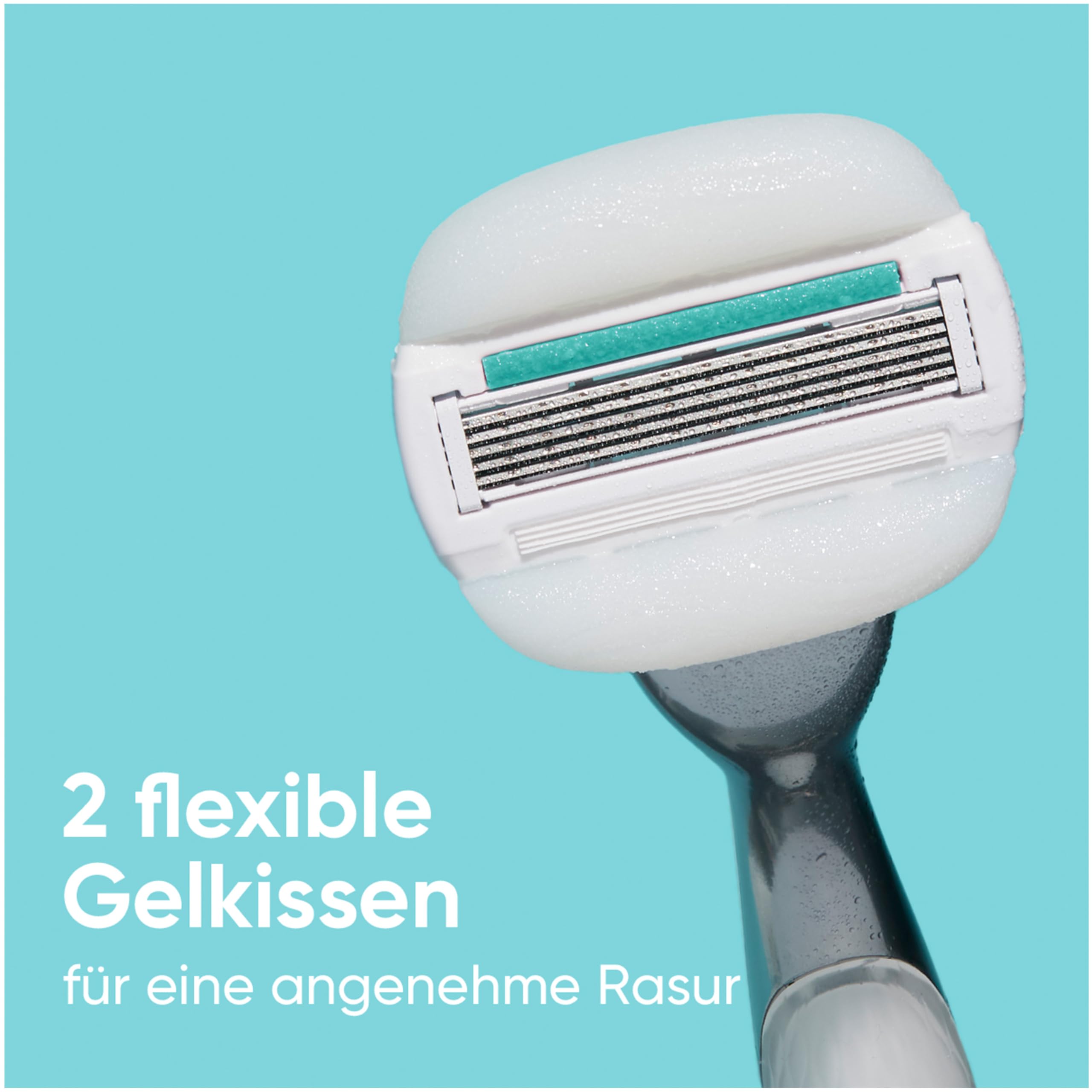 Gillette Venus ComfortGlide 5 Sensitive, 6 Ersatzklingen