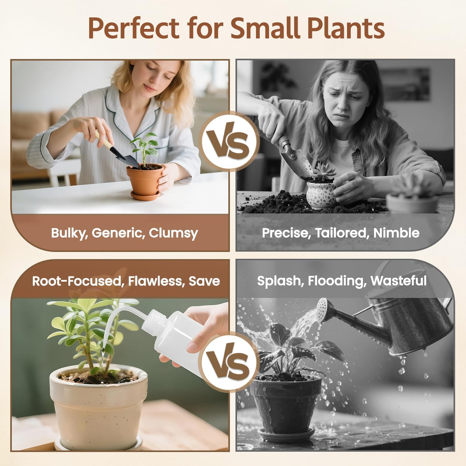 LASZOLA 45 pcs Repotting Set with Potting Mat Tiny Tools for Indoor Plants Succulents, Gardening Bag Kit with Waterproof Tray and Mini Tools, Ideal for Soil Replacement Seedling Transplanting, Yellow