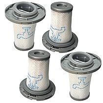Beaufan Confezione da 4 filtri Compatibile con Rowenta X-Force Flex 8.60 RH96 Serie RH9611 RH9637 RH9638 RH9639 RH9677 RH9678 & X-PERT 6.60 RH68 Serie RH6821 RH6837 6838 RH6878 Cordless Aspirapolvere