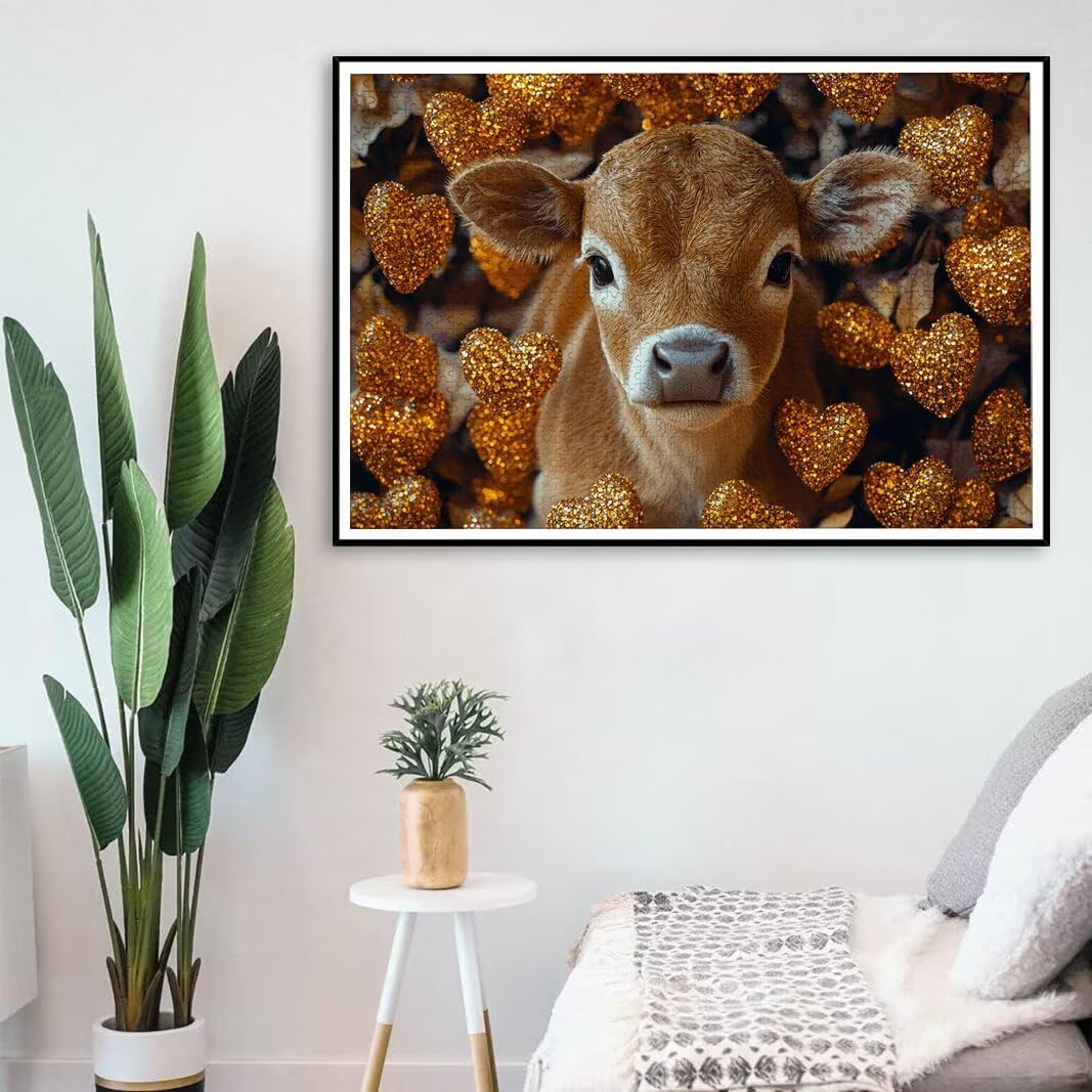 Puzzle Mucca, Puzzle 2000 Pezzi Adulti per Decor, Regalo Donna/Uomo -8780