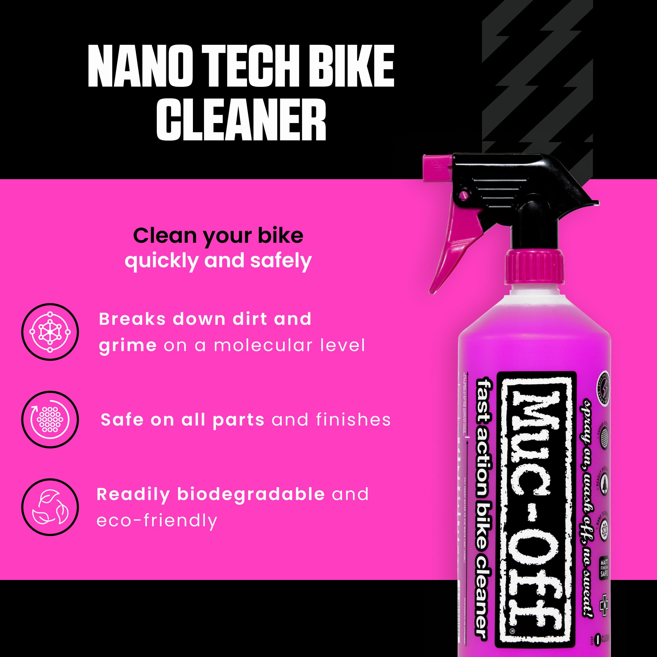 Amazon | Muc-Off(マックオフ) NanoTech Motorcycle Cleaner 1L 664